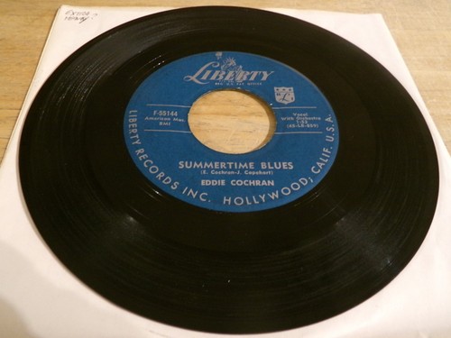 Eddie cochran summertime - cochran, 45